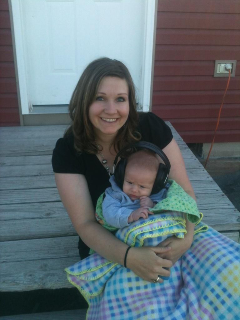 Tammy and Jace. 2 months old
