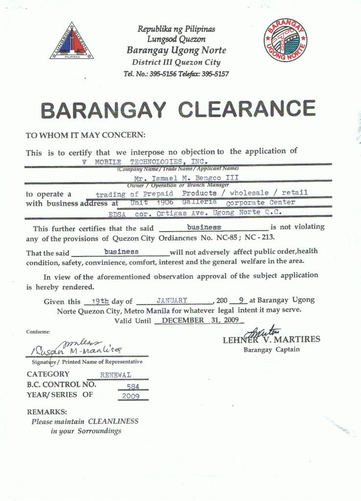 Barangay Certificate And Barangay Clearance Editable Fillable Images 8047