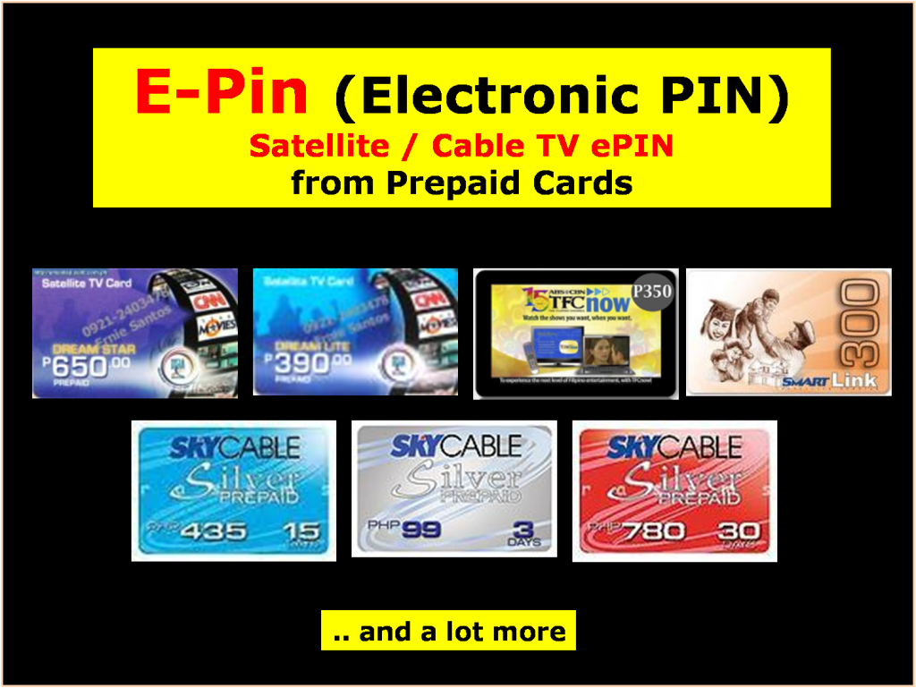 VMobile Products Satellite / Cable TV ePIN
