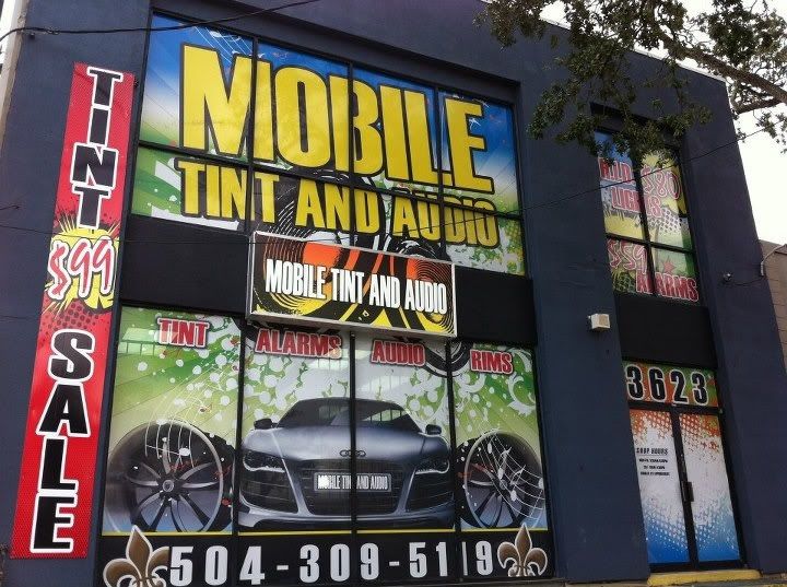 Nail Salon Turned TINT SHOP-New Orleans - General Window Tinting - TintDude