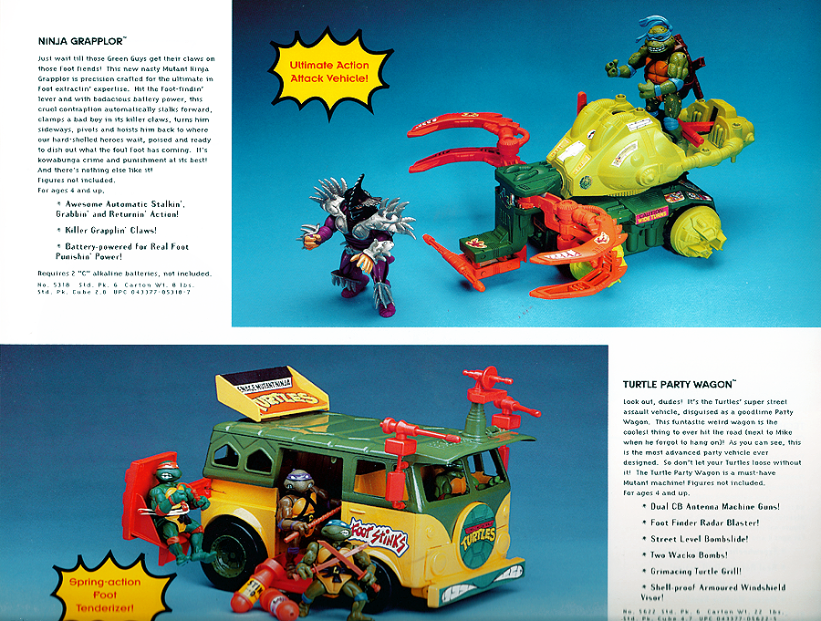 1988 – 1995 Original Toyline Vehicles, Accesories and