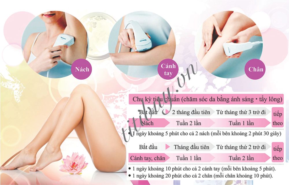 máy triệt lông tại nhà Nhật Bản