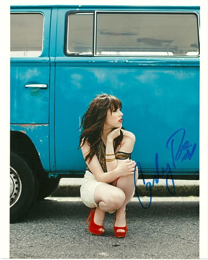 curiosity ep call me maybe carly rae jepsen signed autographed