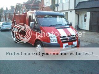 Ford transit skip loader #6